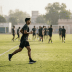 Athlete returning to full training ahead of the upcoming tournament