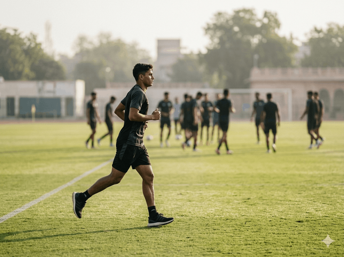 Athlete returning to full training ahead of the upcoming tournament